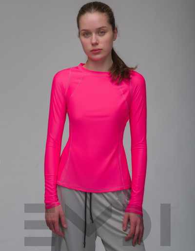 Футболка женская с длинным рукавом